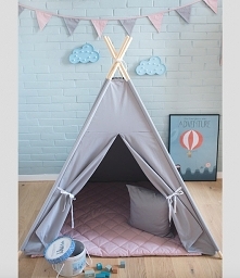 szara skłonność - namiot  tipi