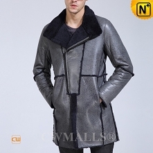 Thanksgiving Gifts | CWMALLS® Copenhagen Men Sheepskin Shearling Coat CW807660 [Custom Made]