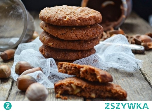 Ciasteczka z orzechami i nutellą