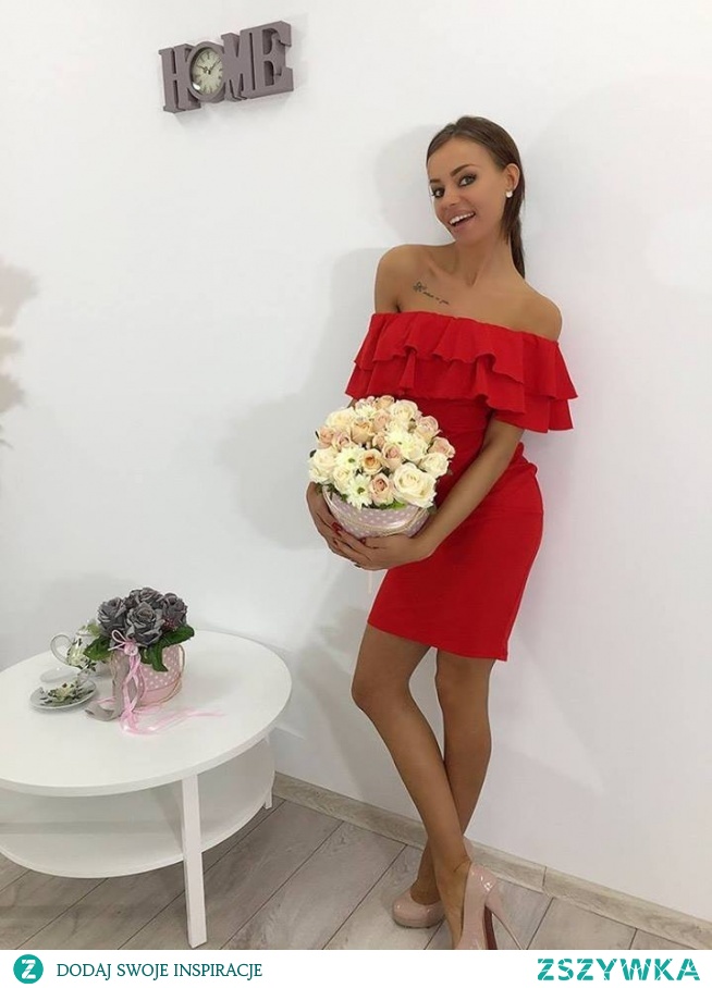 Sukienka hiszpanka midi