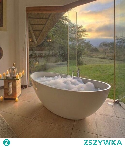 Cudowna wanna i widok