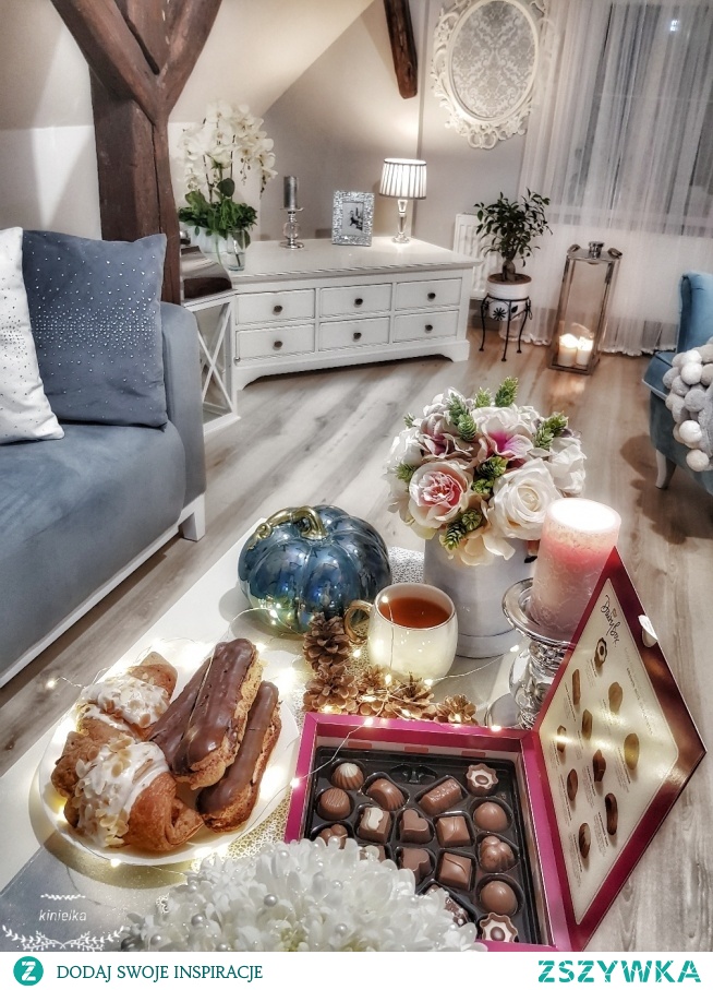 słodycze slodkości flower box pokój salon