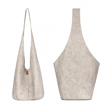 Short Boogi Bag beżowa / torebka hobo / boho