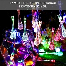 Lampki LED Krople deszczu - stworzą w Twoim domu niepowtarzalny klimat zarówno na święta jak też na każde przyjęcie.
