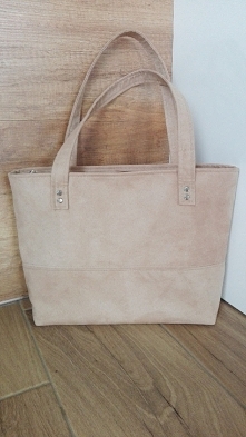 zimowa torebka z a la zamsz...