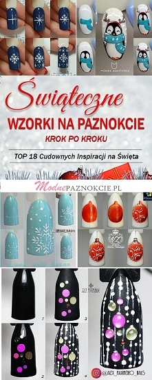 Świąteczne Wzorki na Paznokcie Krok po Kroku: TOP 18 Cudownych Inspiracji na Święta