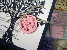 ażurowe zaproszenia ślubne Drzewo Zakochanych, cała oferta na stronie jotstudio.pl