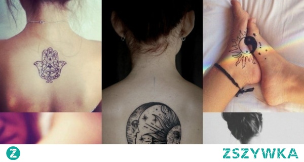 magiczny tatuaż z stylu Boho