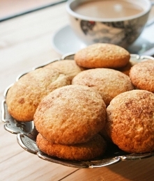 Bezglutenowe ciasteczka Snickerdoodles.