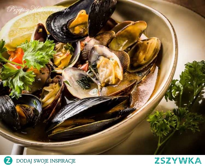 Mule w białym winie