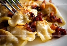 Pierogi fasolowo mięsne