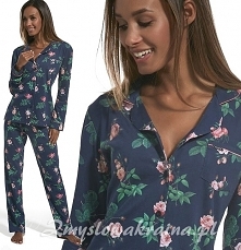 Piżama rozpinana Roses. Dos...