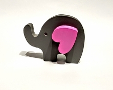 Figurka 3D - 12 zł  
Słonik idealnie nadaje się jako dodatek do prezentu na baby shower, narodziny dziecka, chrzest i urodziny.

link w komentarzu