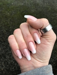 moje nowe french ombre :) p...