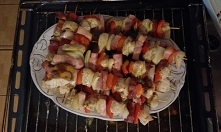 Najlepsze szaszłyki drobiowe z boczusiem