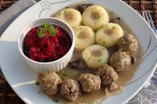 Pulpety w sosie grzybowym