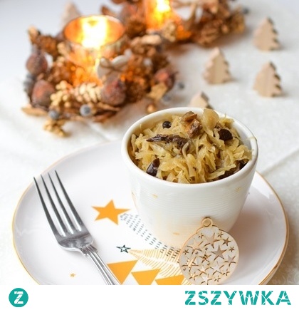 Wigilijna kapusta z grzybami