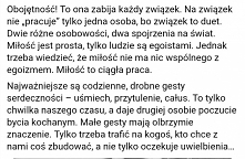 Największe znaczenie mają drobne gesty. Budowanie miłości na uczuciach, szczerości i zaufaniu to podstawa udanego związku i praca nad sobą obu osób