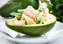 Awokado z krewetkami