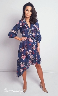 Piękna granatowa sukienka na co dzień <3 NOWOŚĆ w kolekcji Illuminate <3