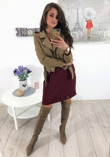 Kurtka damska zamszowa