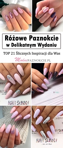 Różowe Paznokcie w Delikatnym Wydaniu: TOP 21 Ślicznych Inspiracji