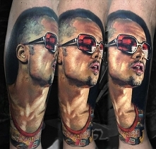 Brad Pitt tattoo