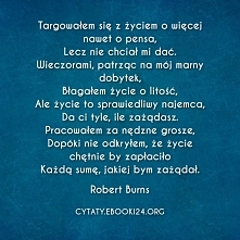 Robert Burns cytat o życiu