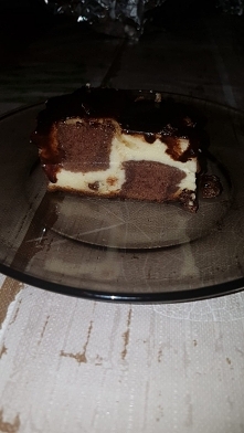 sernik "szczerbaty dziadek" z rodzynkami w moim wydaniu