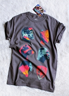 koszulka marvel strażnicy galaktyki groot rocket racoon gamora Star Lord - modna bluzka z nadrukiem superbohaterowie marvel guardians of the galaxy - sklep internetowy marvel po...