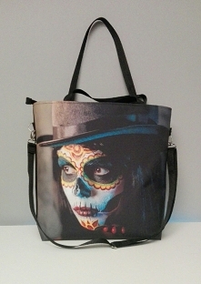 ArtBoo z sugar skull dostepna od reki, zapraszam na profil Facebook Beti Boo Bags