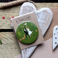 Magnes tańcząca para - 20szt upominek dla gości