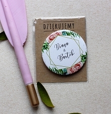 Magnes kwiaty i róże 20szt-upominek dla gości