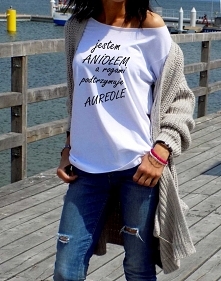 t-shirt "jestem aniołe...