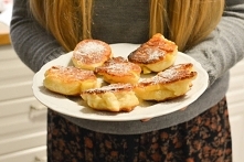 Racuchy drożdżowe z jabłkami