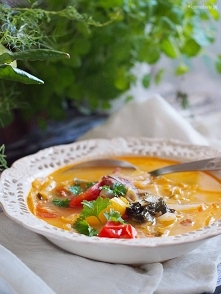 Zupa warzywna z kiełbasą / Vegetable soup with sausage