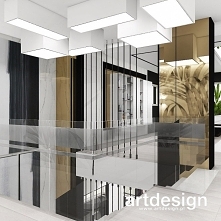 Biel, czerń i złote detale....