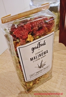 Słowiańska Herbata - konopna z malinami, liśćmi lipy i dziką różą.
w sklepie wwwkonopiafarmacja.pl