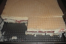 PYSZNE WAFLE Z GALARETKĄ