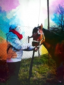 hej to ja i Grafit opiekuje się nim jesteźmy zgranym zespołem  on ma 31 lat a ja 18