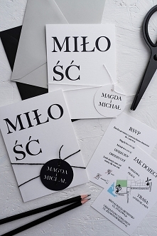 Zaproszenie ślubne MIŁOŚĆ