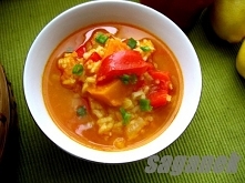 zupa dyniowo-paprykowa