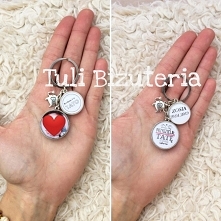 Brelok ze zdjęciem i napisami , więcej wzorów na fanpage Tuli Biżuteria 