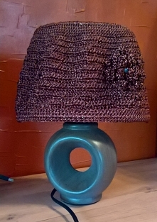 Taki abażur wczoraj skończyłam.