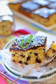 Ciasto z kropelkami czekolady