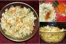 smaczna surówka z białej kapusty