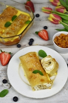 Hit – Zapiekane naleśniki sernikowe