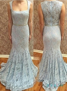 Jasnoniebieska koronka #mermaidweddingdress #promgown
Model: H0730 (Darmowa wysyłka na cały świat)