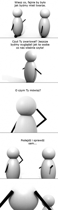 Komix - zachowaj twarz.