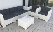 Biały zestaw ogrodowy Colorado 3 marki Bica